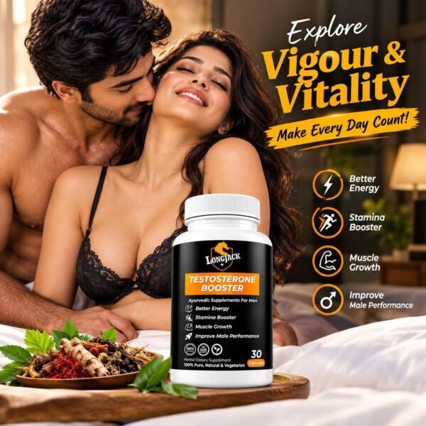 Night Power Capsules | Natural Vitality & Performance Support | Ayurvedic Herbal Supplement for Men